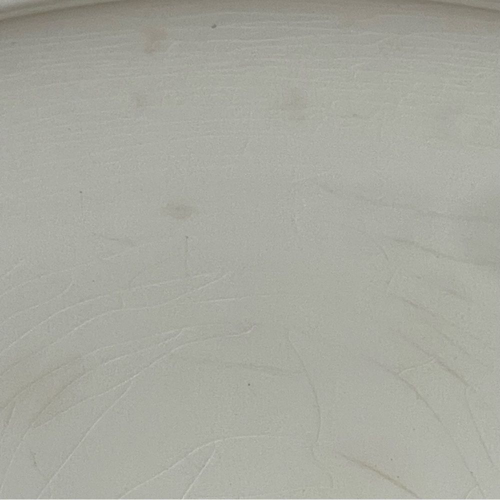 Stonehedge Midwinter 12" Oval Serving Platter Dish Ivory White Flower Embossed - Picture 11 of 13